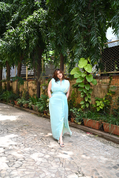 Long Blue Dress